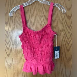 New pink tank top size M